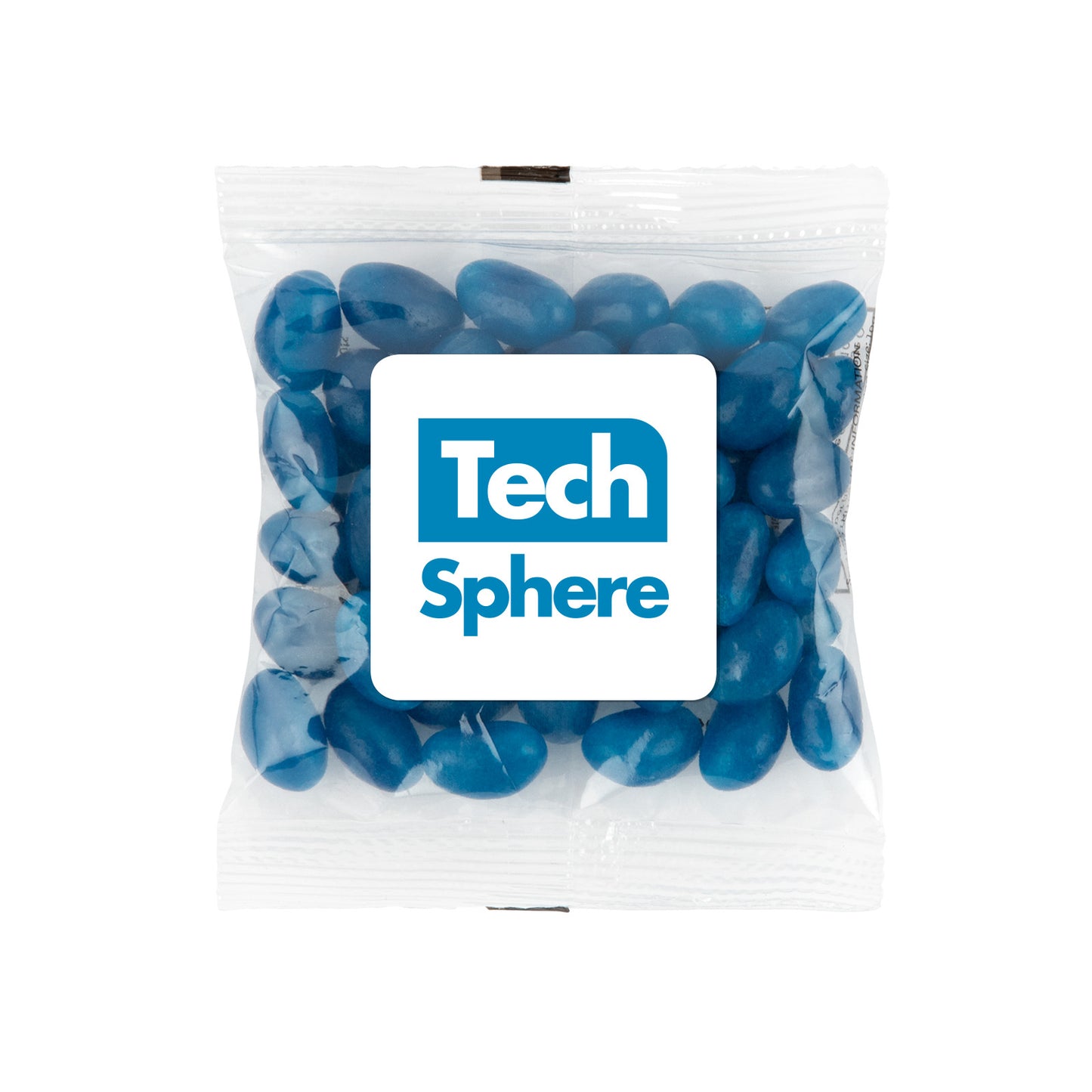Corporate Colour Mini Jelly Beans in 50 Gram Cello Bag