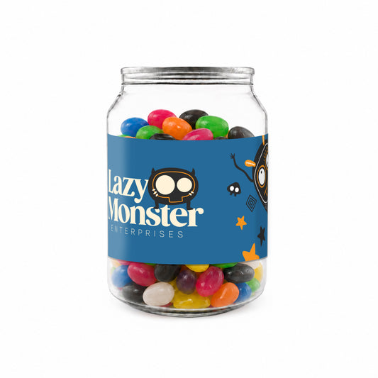 Assorted Jelly Beans in Clear Can 210g