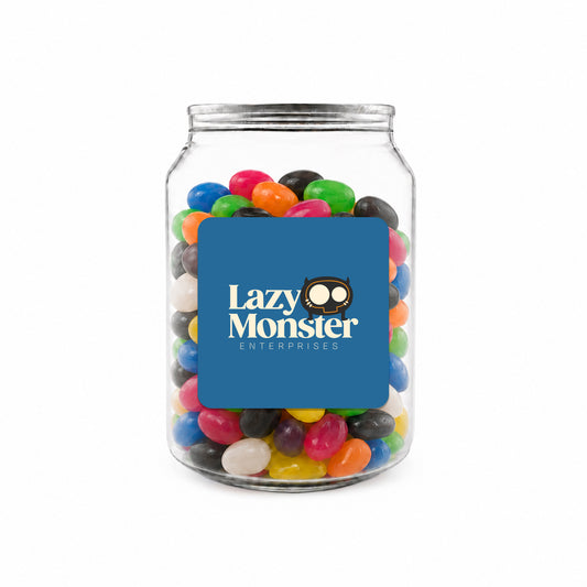 Assorted Jelly Beans in Clear Can 210g