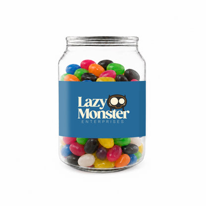 Assorted Jelly Beans in Clear Can 210g