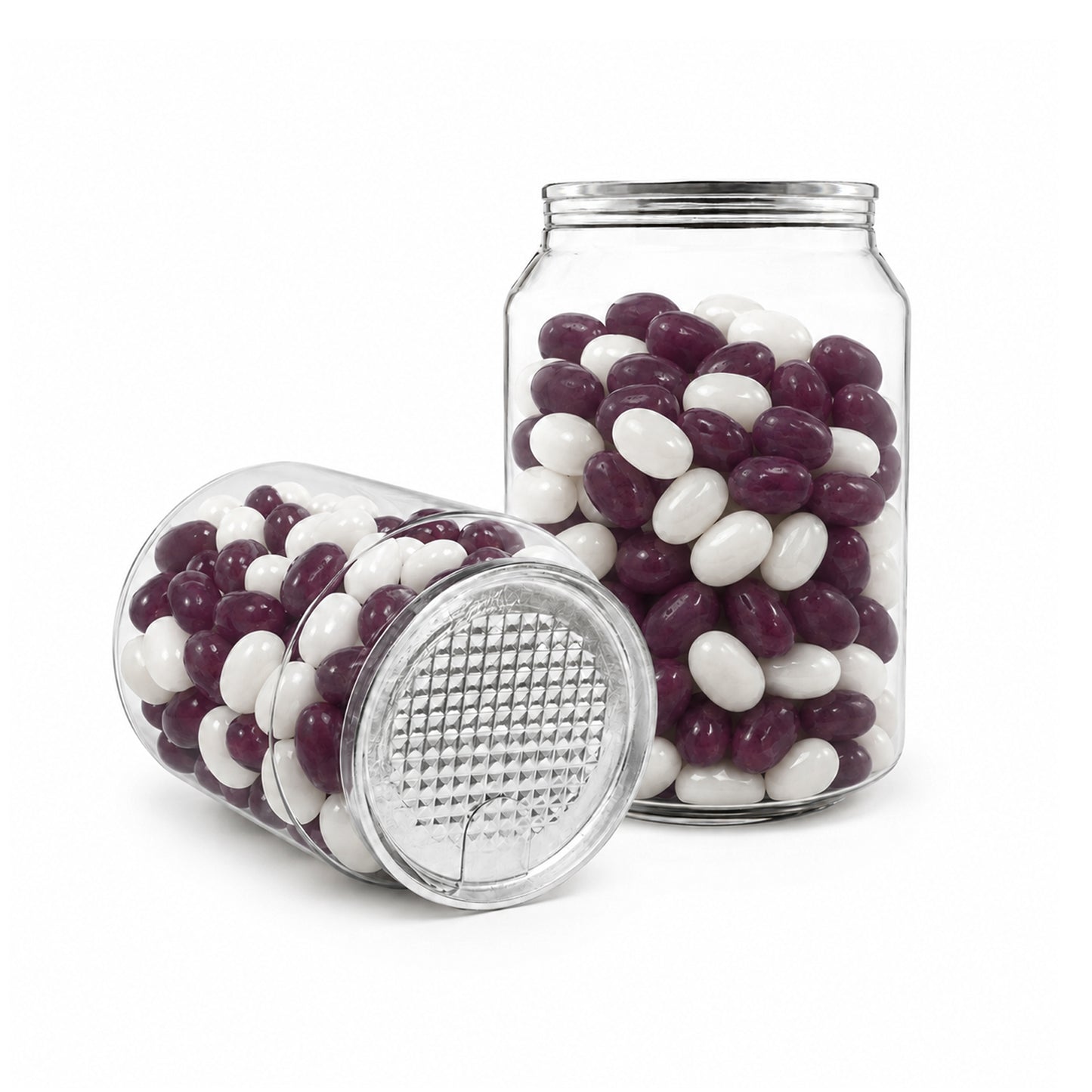Corporate Colour Jelly Beans in Clear Can 210g