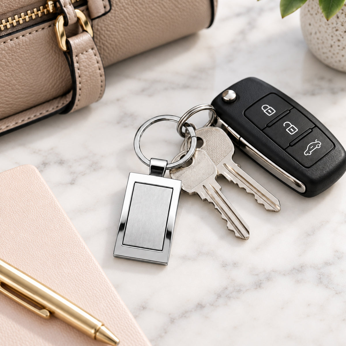 Custom Frame Metal Keytag