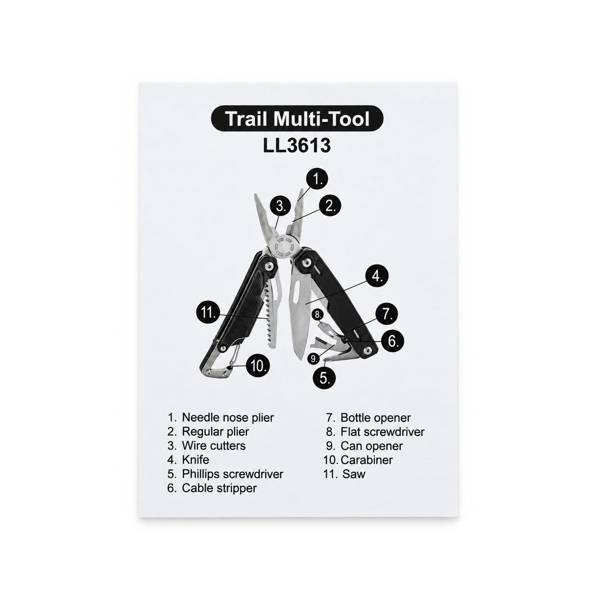 Custom Trail 11-Function Multi Tool