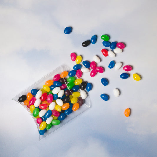 Assorted Colour Mini Jelly Beans in Pillow Pack