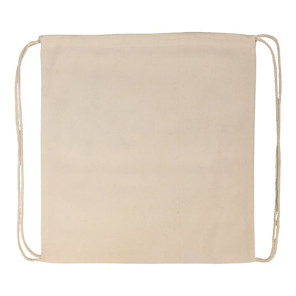 Custom Calico Drawstring Library Backpack