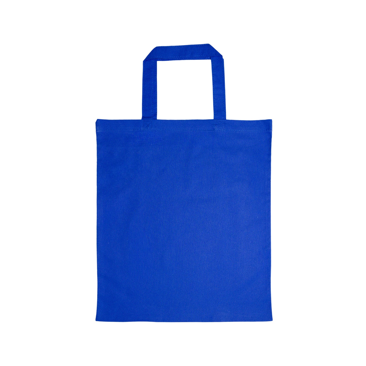 Coloured Cotton Short Handle Tote Bag