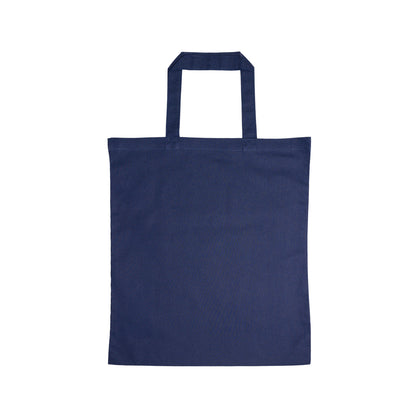 Coloured Cotton Short Handle Tote Bag
