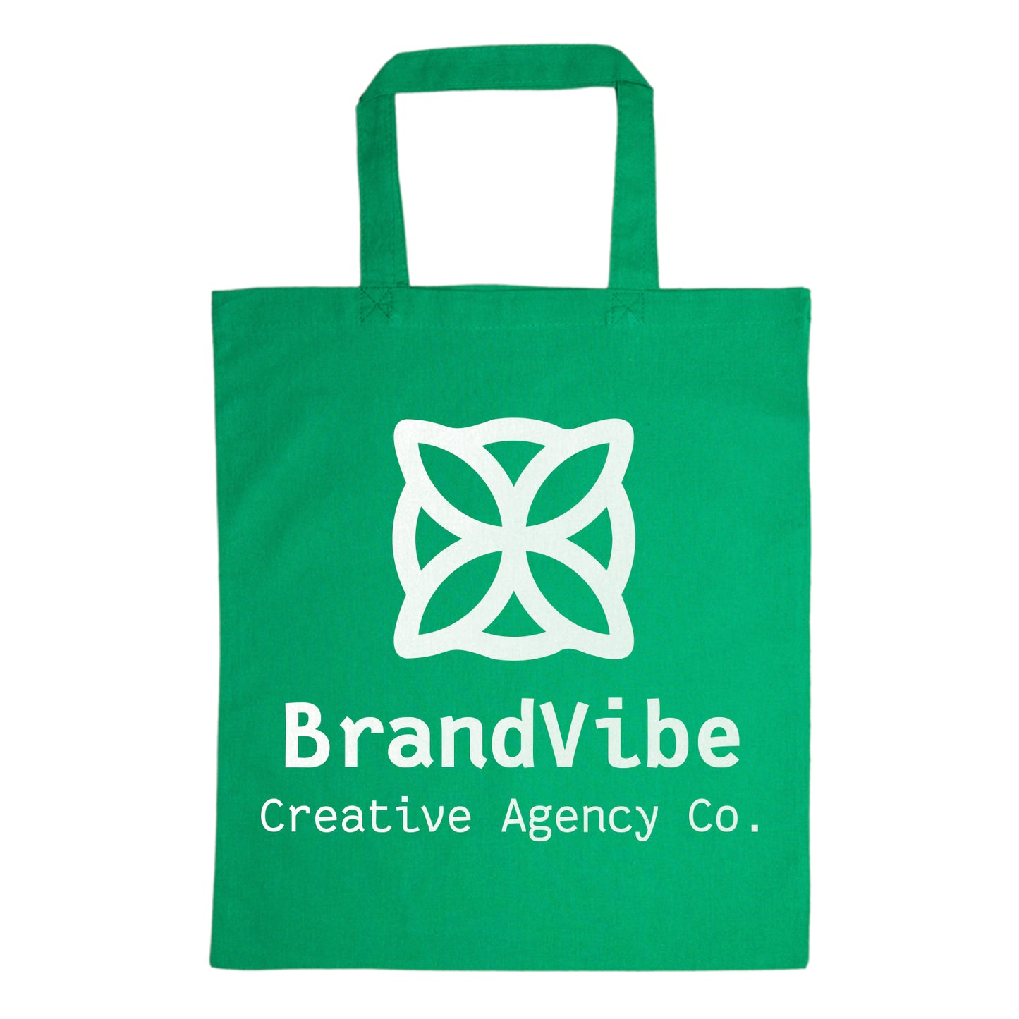 Coloured Cotton Short Handle Tote Bag