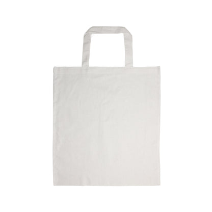 Coloured Cotton Short Handle Tote Bag