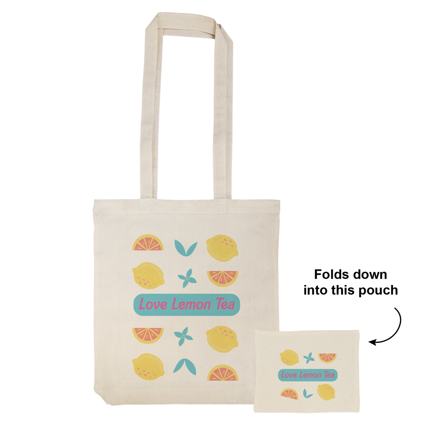 City Shopper Folding Calico Bag (LH)