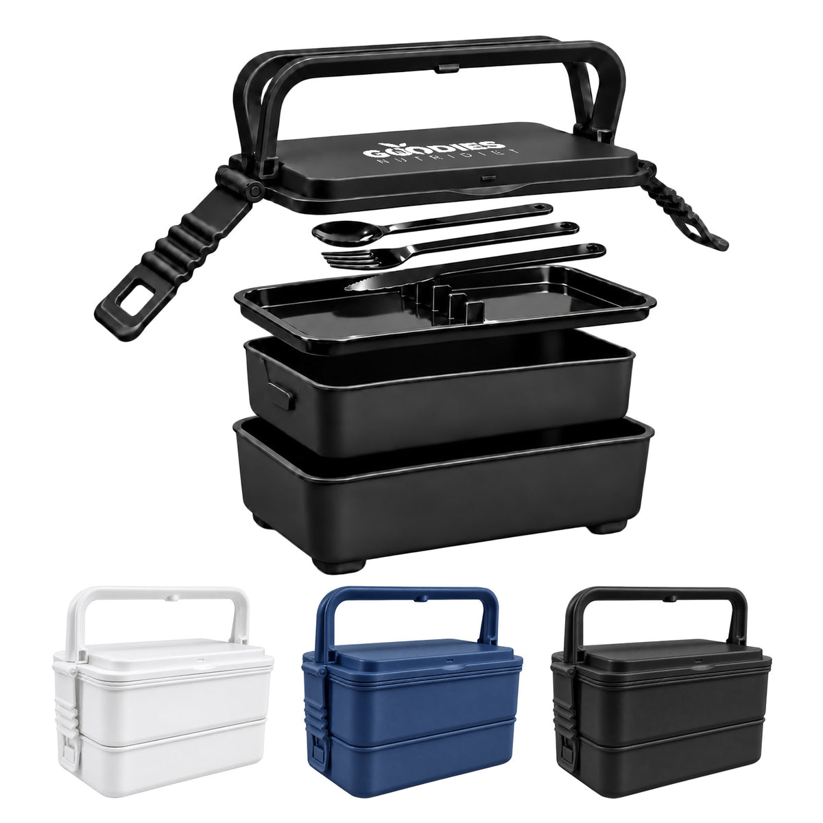 Custom Meridian Double Tray Lunchbox