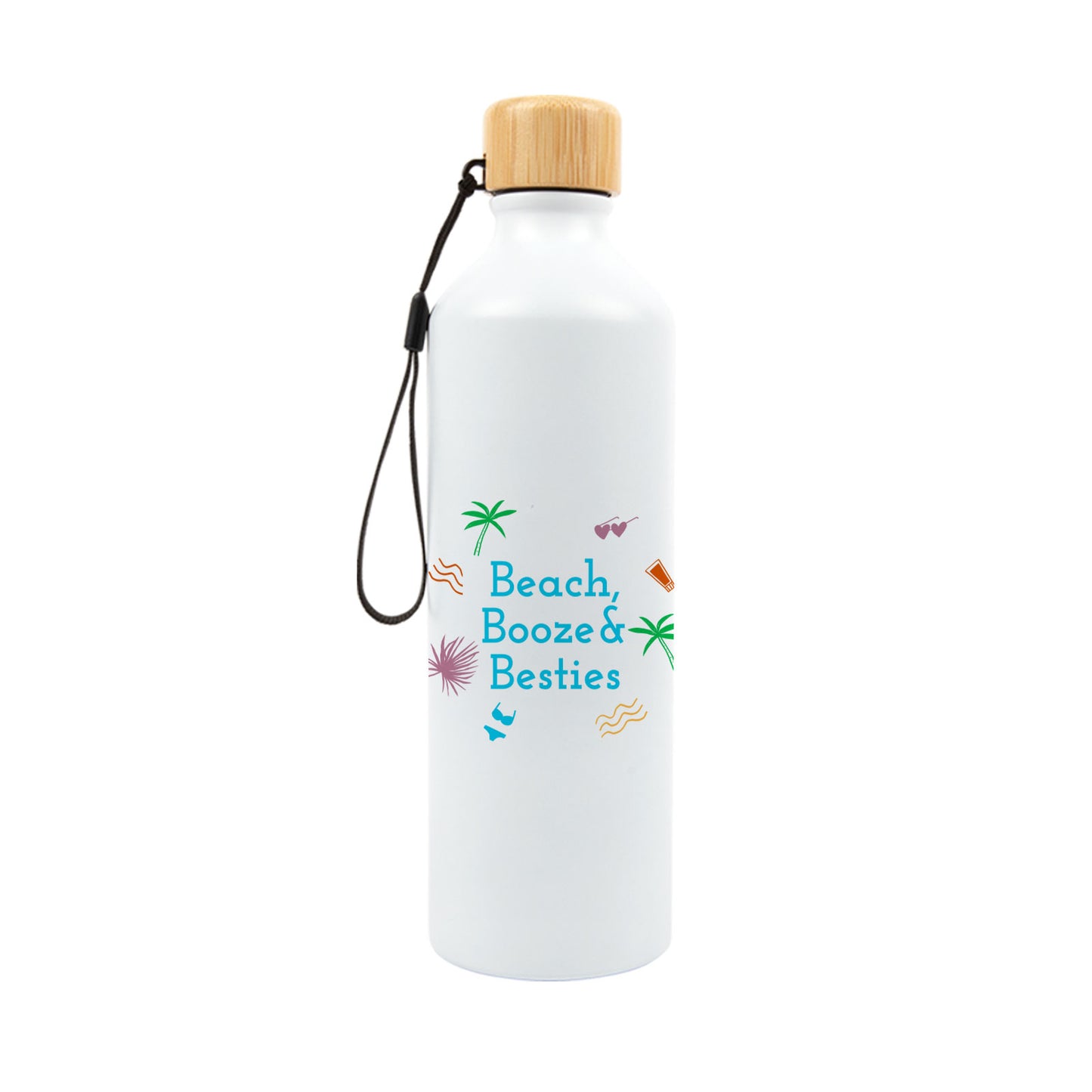 Gelato Aluminium Bottle with Bamboo Lid