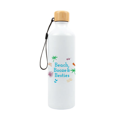 Gelato Aluminium Bottle with Bamboo Lid