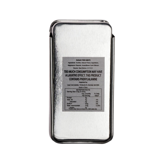 Sugar Free Breath Mints in Slider Tin