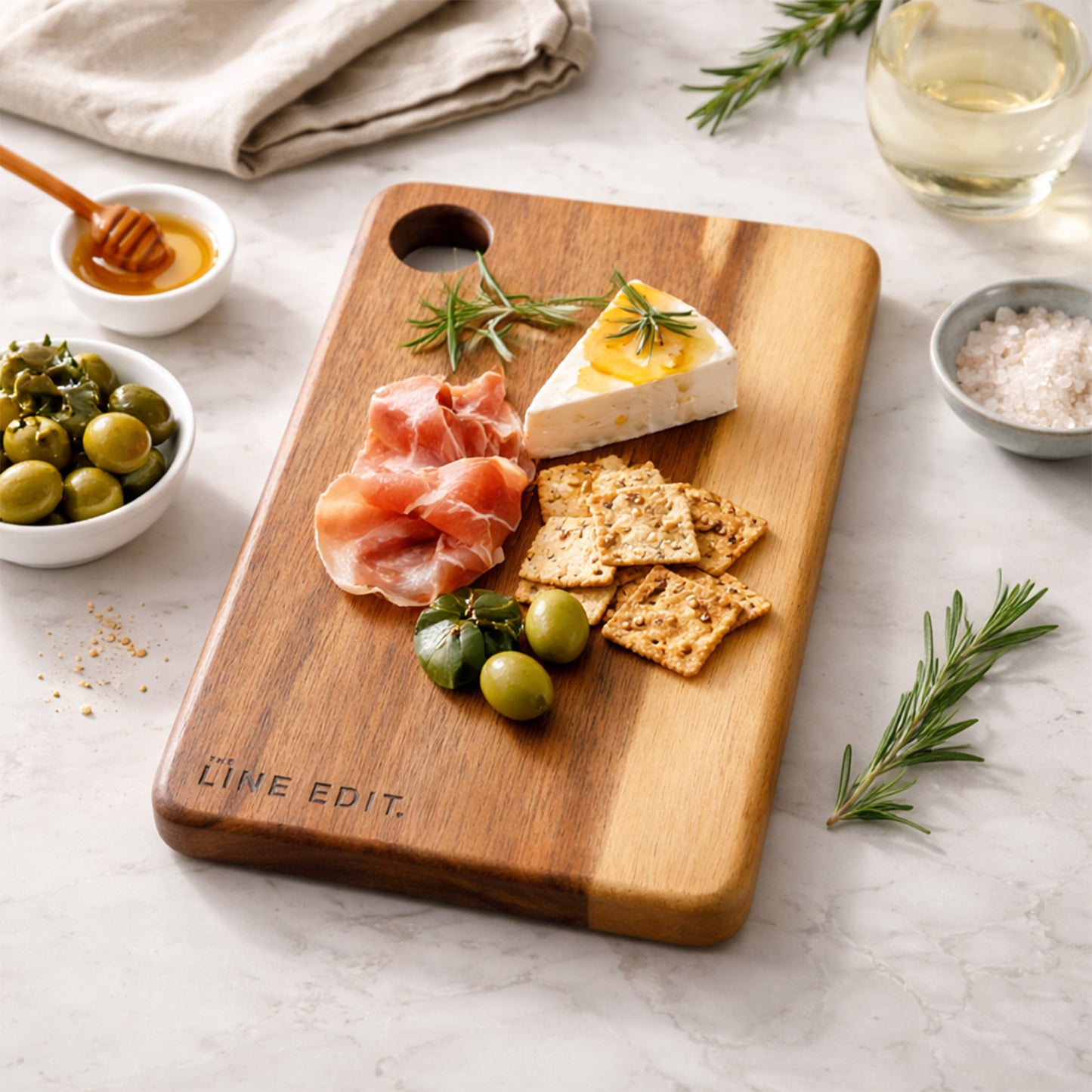 The Line Edit Acacia Serving Board