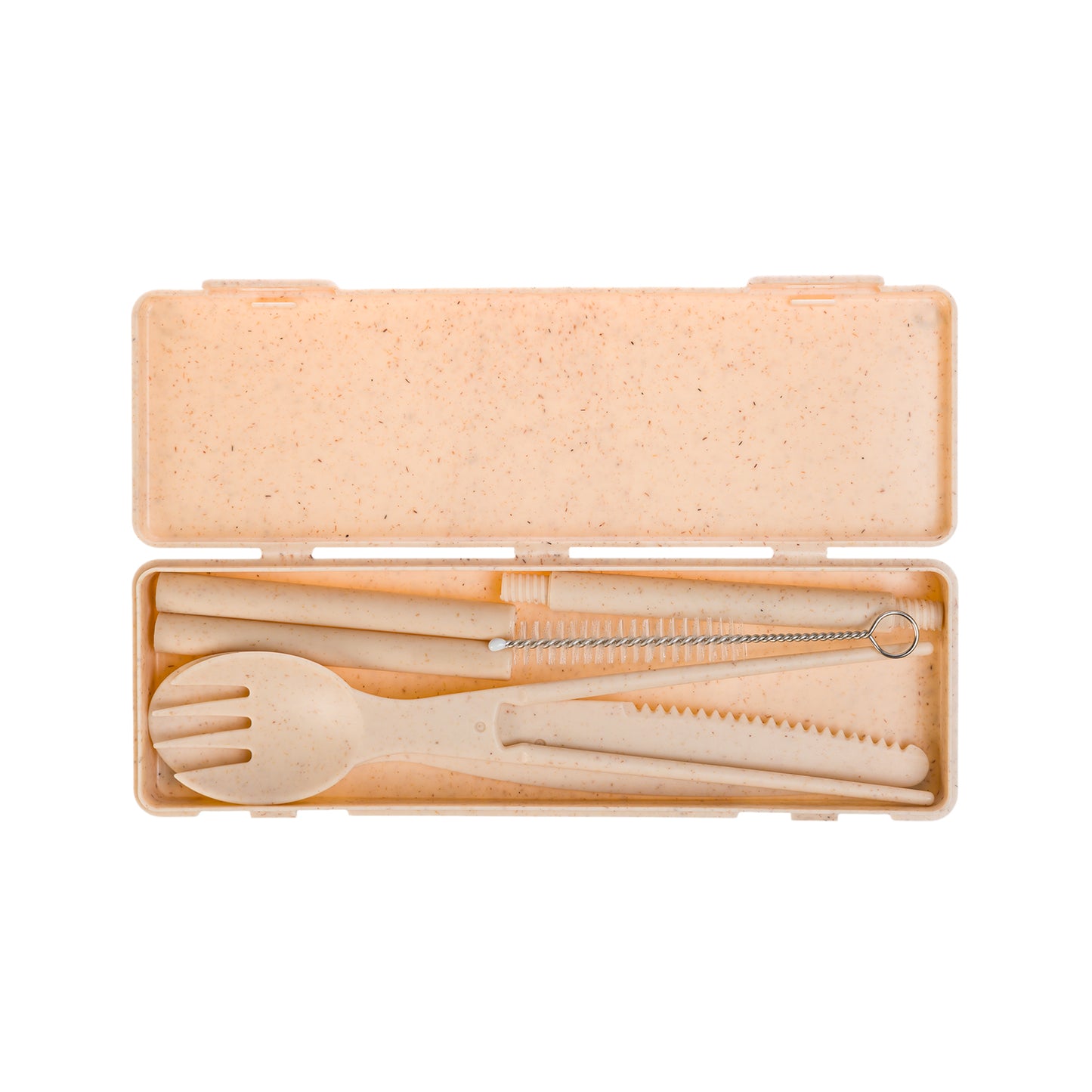 Miso Bamboo Cutlery Set in Calico Pouch