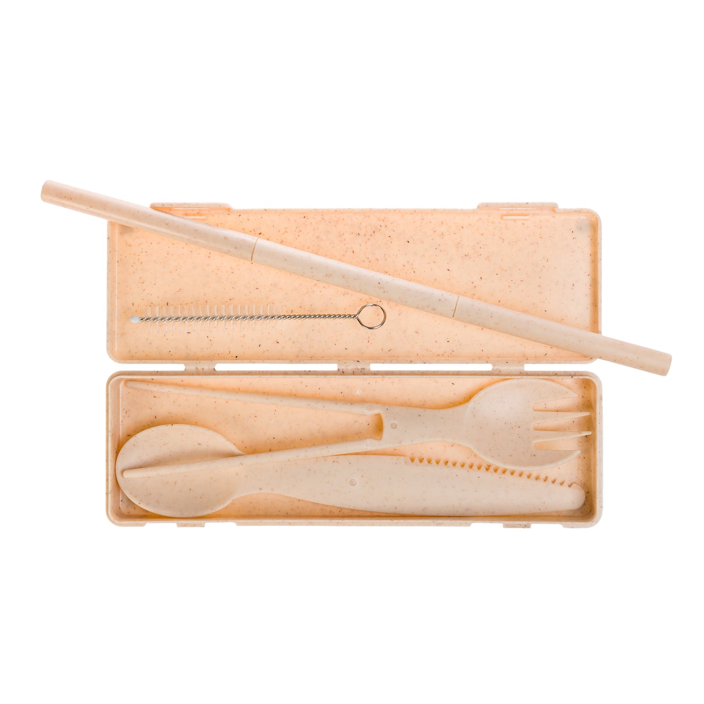 Miso Bamboo Cutlery Set in Calico Pouch