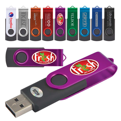 Swivel USB Flash Drive 4GB