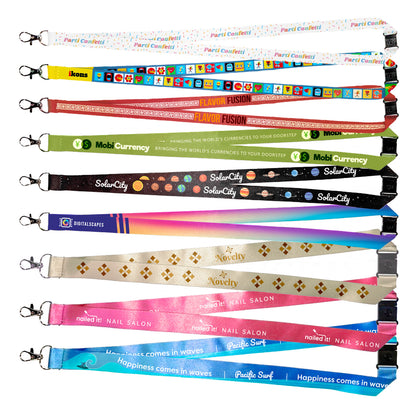 Azure Sublimated Lanyard