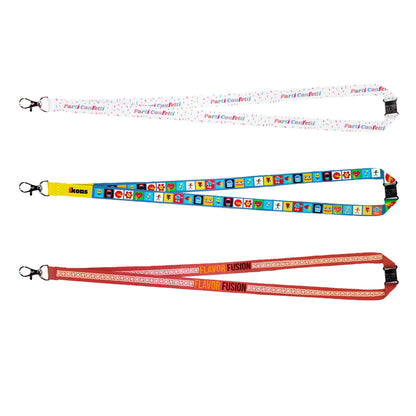 Azure Sublimated Lanyard