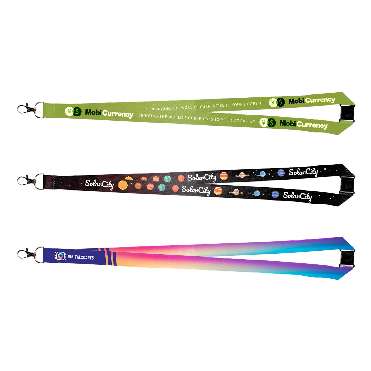 Azure Sublimated Lanyard