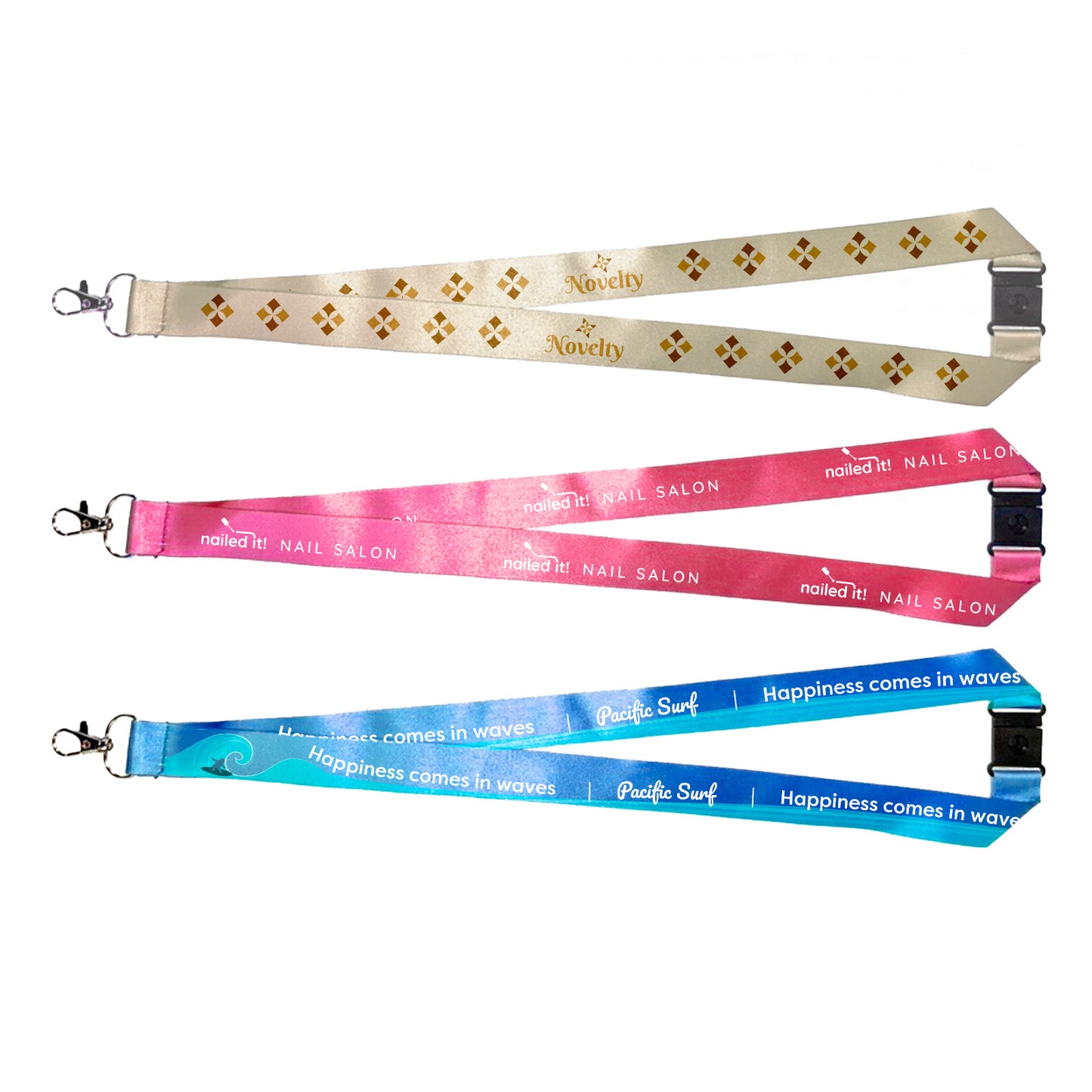Azure Sublimated Lanyard