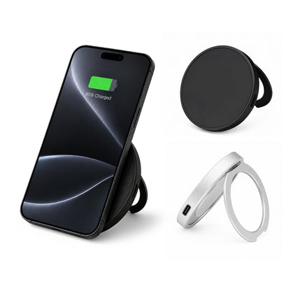 Puck Magnetic Phone and Watch Charger with Stand