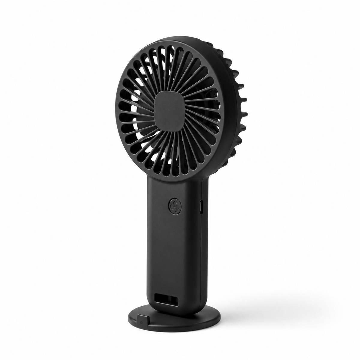 Custom Hybrid Rechargeable Fan with Phone Holder