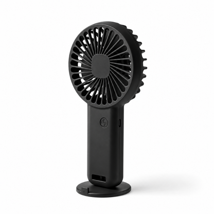 Custom Hybrid Rechargeable Fan with Phone Holder