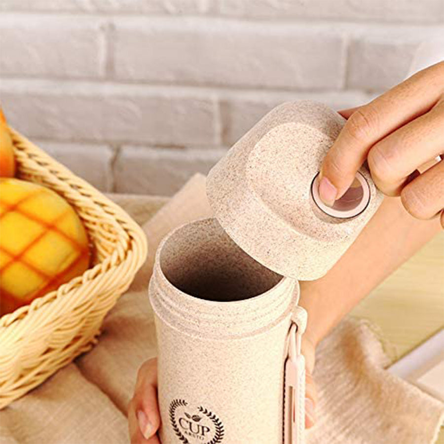 Grano 420ml Wheat Straw Water Bottle