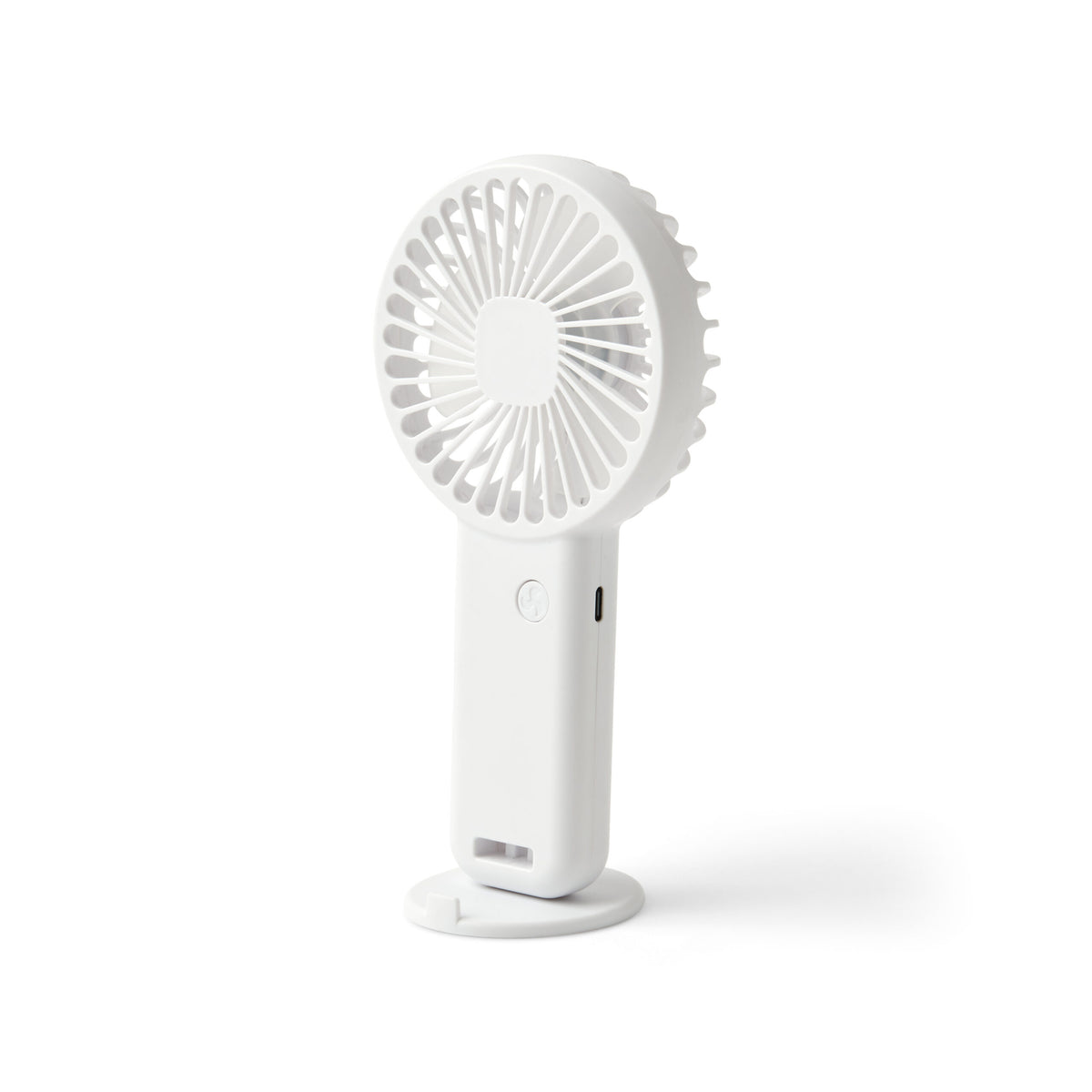 Custom Hybrid Rechargeable Fan with Phone Holder