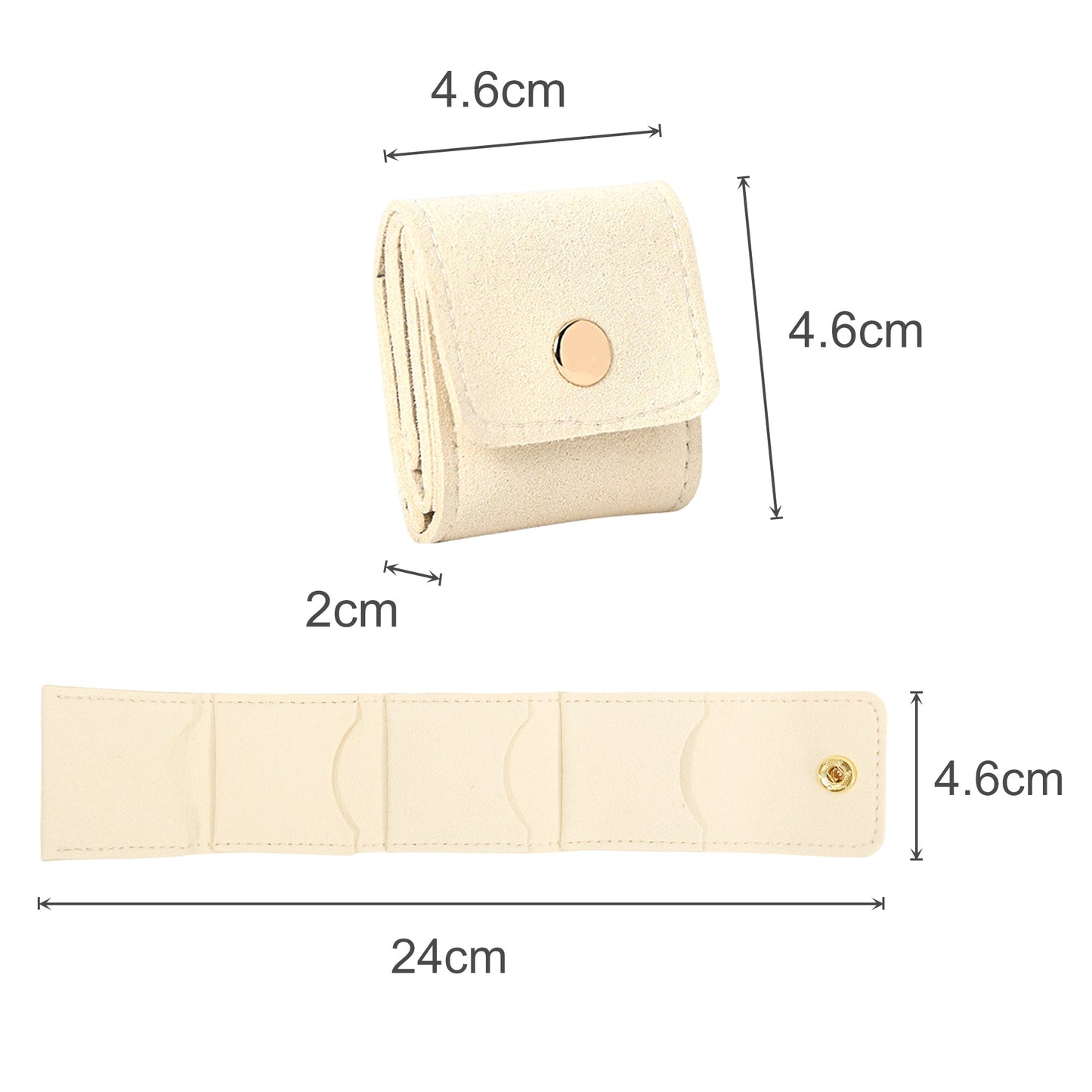 Mini Synthetic Leather Jewellery Bag