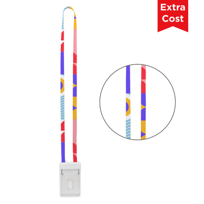 ABS Retractable Card Holder with Lanyard