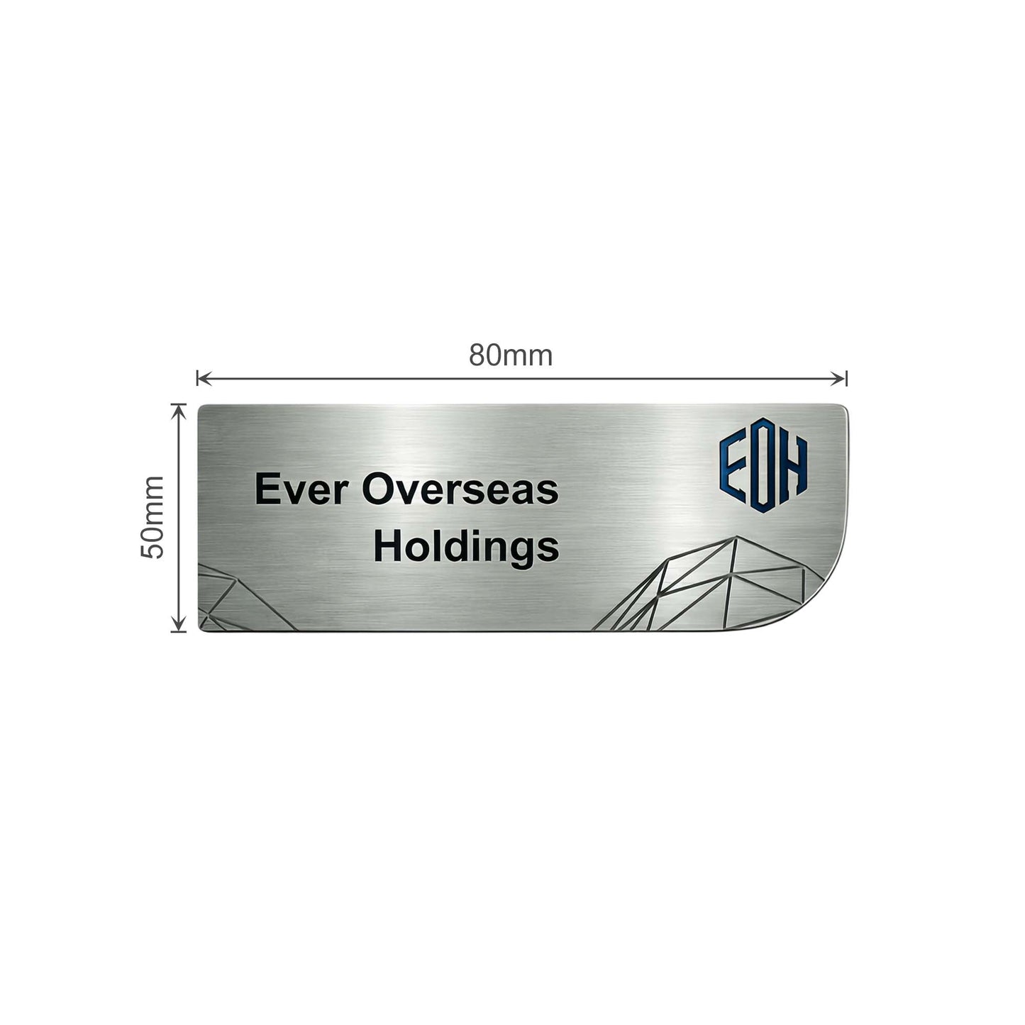 Custom Metal Name Badge