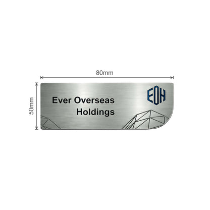 Custom Metal Name Badge
