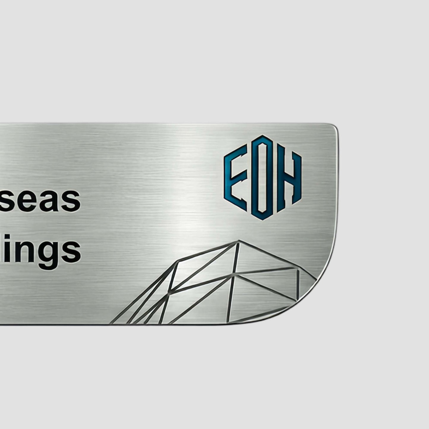 Custom Metal Name Badge