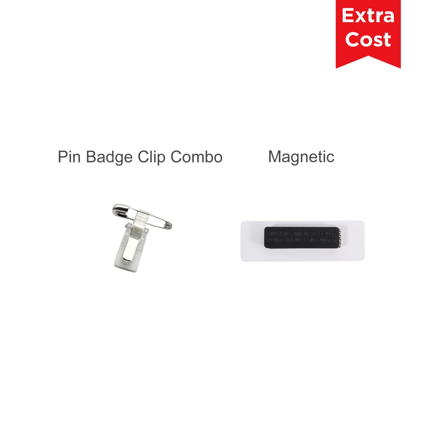 Reusable Metal Name Badge