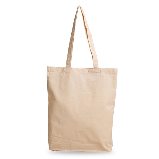 Palm Tote Bag with Bottom Gusset