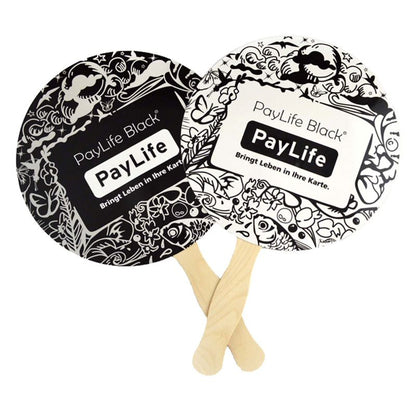 Cardboard Wooden Fans