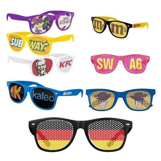 Pinhole Sticker Party Glasses
