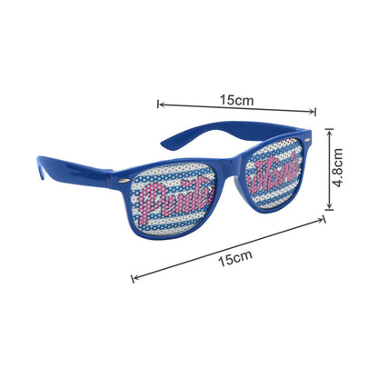Pinhole Sticker Party Glasses
