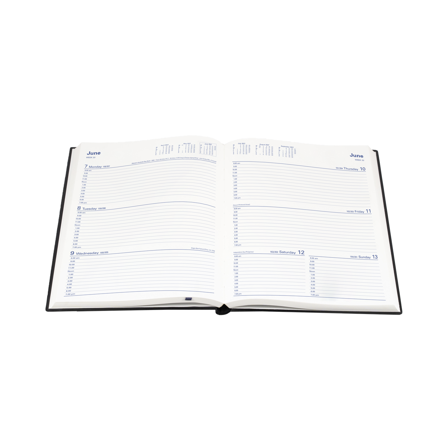 2027 Collins Debden Diary - Belmont A5 Week to View, PVC Cover