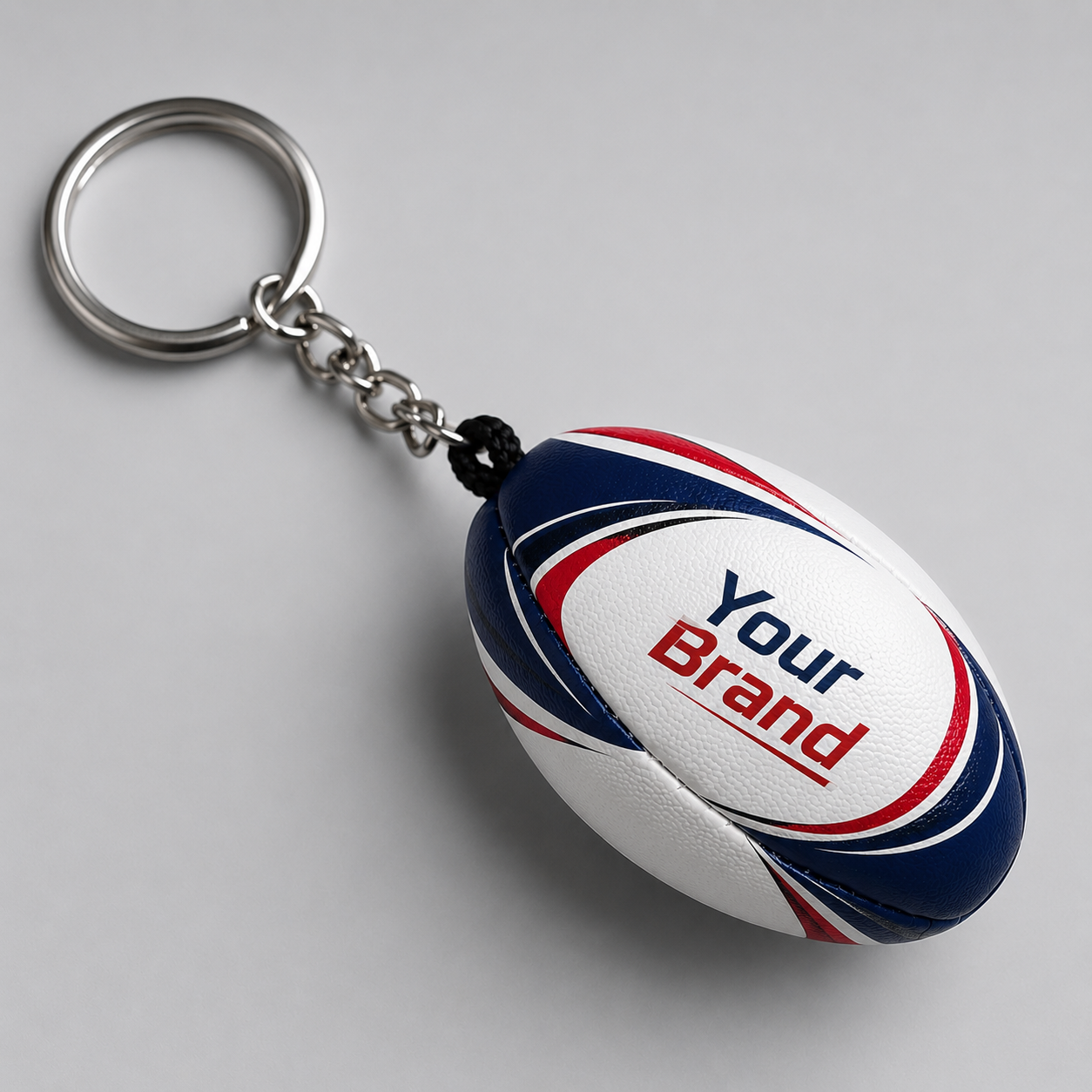 Rugby Ball Keyring
