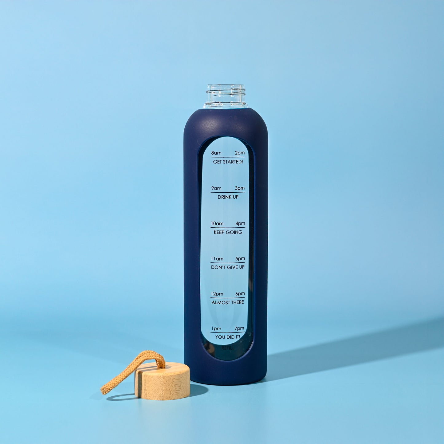 Arlo 1L Glass Water Bottle