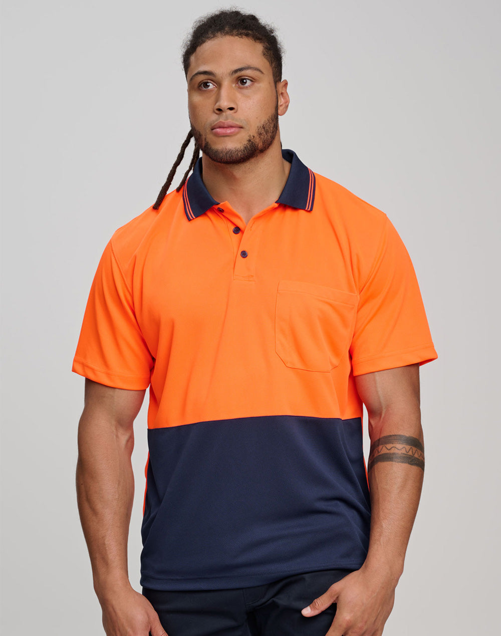High Visibility CoolDry Short Sleeve Polo