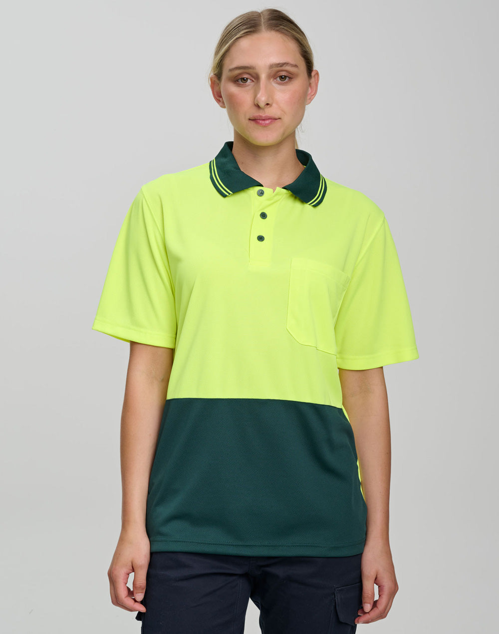 High Visibility CoolDry Short Sleeve Polo