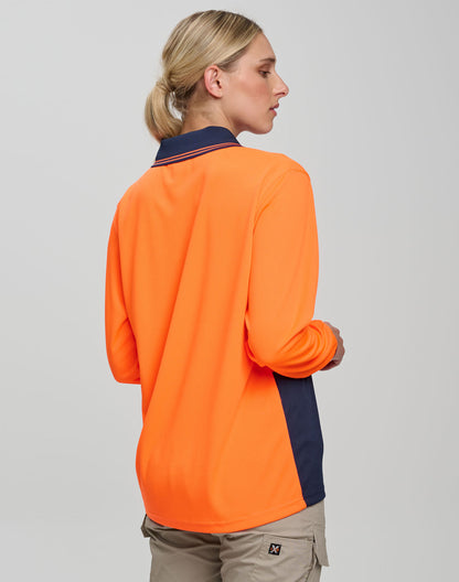 High Visibility Long Sleeve Polo