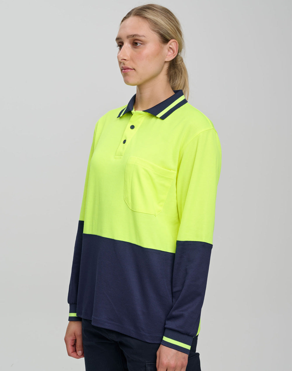 TrueDry Long Sleeve Safety Polo