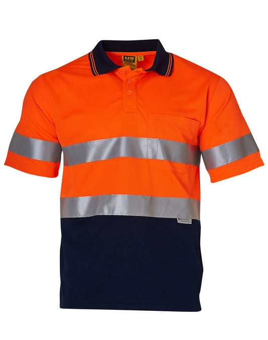 High Visibility Short Sleeve Polo with 3M Tapes
