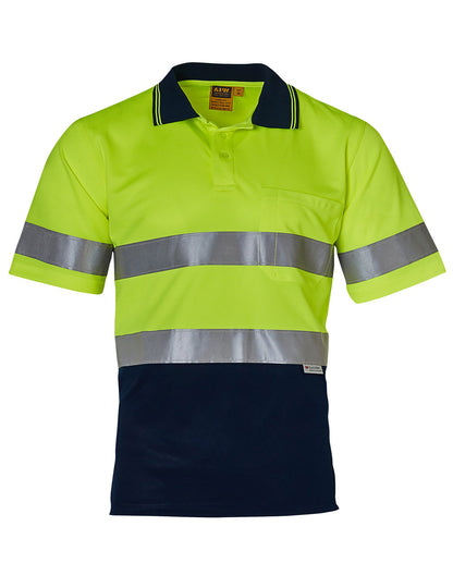 High Visibility Short Sleeve Polo with 3M Tapes